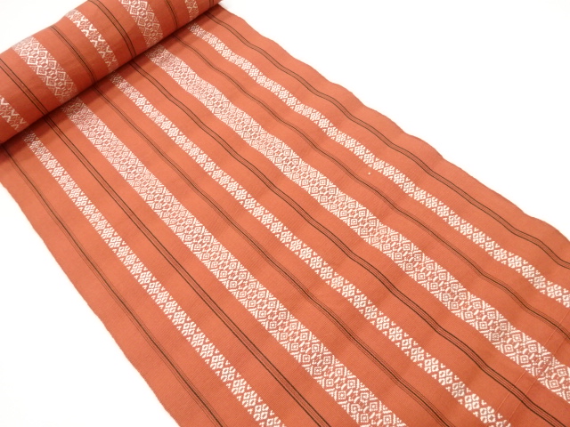 アンティーク　博多　八寸帯地反物